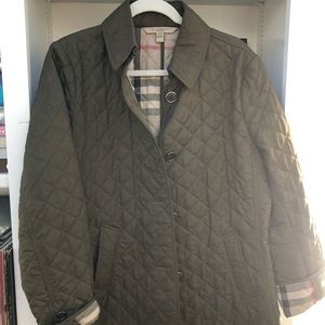 Burberry quilted coat